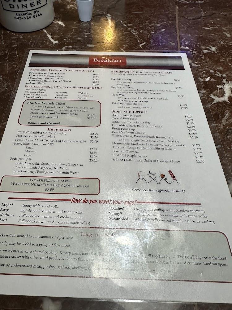 The Union Diner Menu image 2